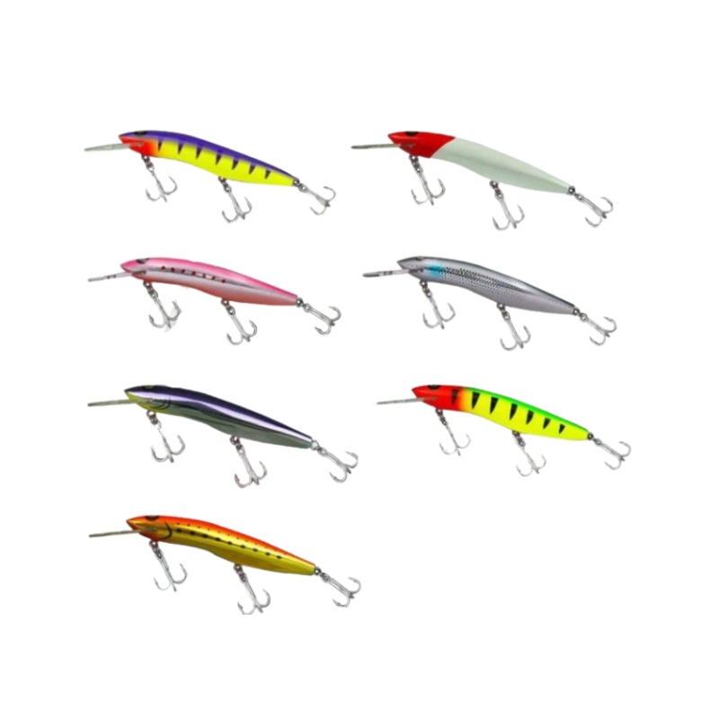 Lucana Komodo 125mm – 150mm Lure | 26.8g – 34.5g | 1pc/pk 125mm Red Head