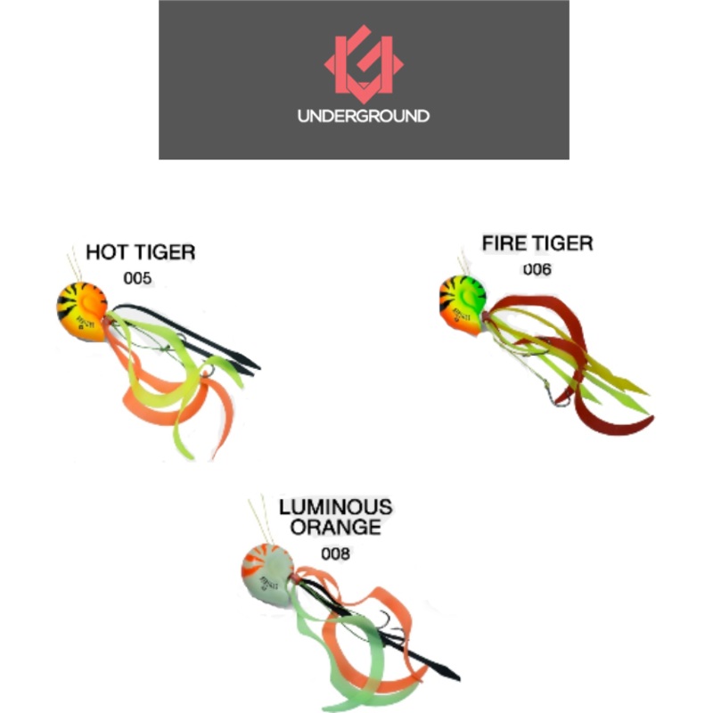 LuresFactory Underground Nautilus Metal Jig  3.5 cm | 70g Fire Tiger
