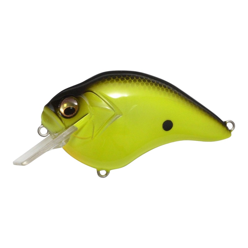 Megabass S-Crank Squarebill Crankbaits 1.2 Black Back Chartreuse