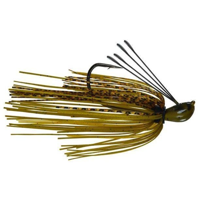 Picasso Dock Rocket Jig Green Pumpkin Tiger Orange 3/8 oz