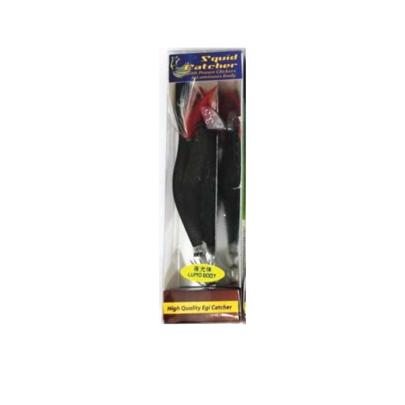 Pioneer Glow Lumo Squid Jig Lure 2.5 Black