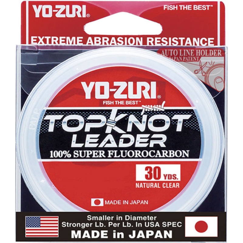 Yo-Zuri TopKnot Flurocarbon Leader 30YDS 100LB