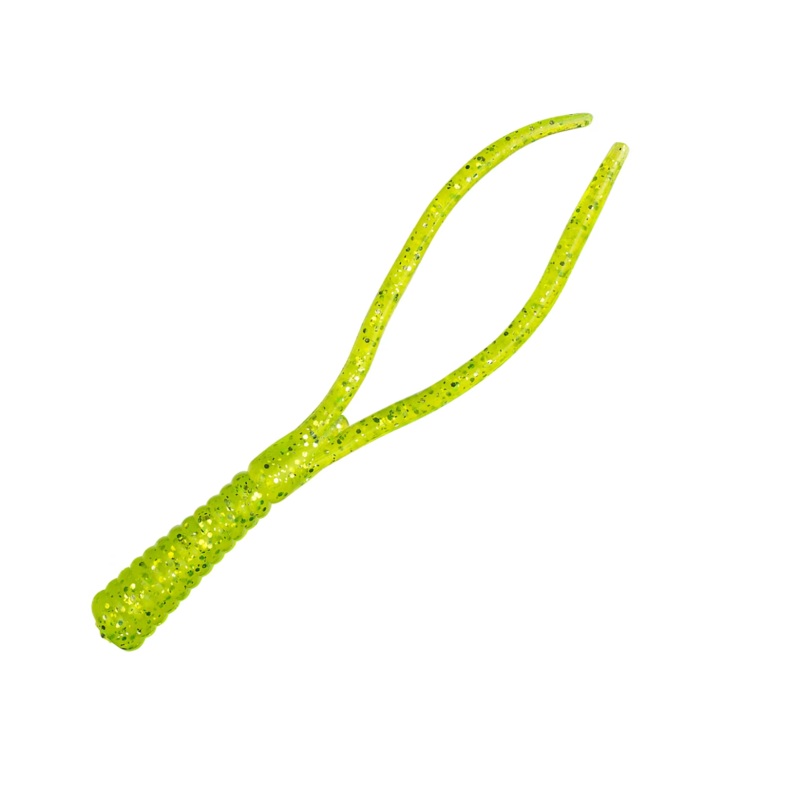 Zoom Split Tail Trailers Chartreuse Glitter