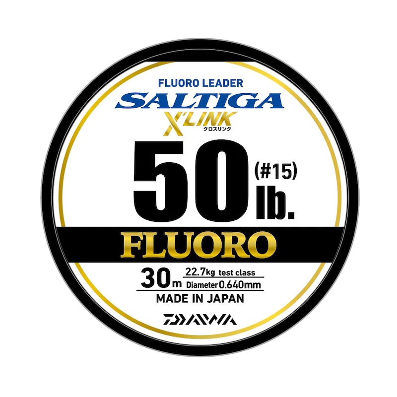 DAIWA SALTIGA FC X’LINK Fluorocarbon Leader 30m 25LB