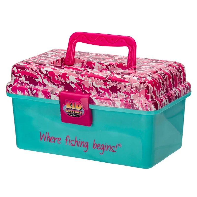 Kids Casters Tackle Boxes Pink Play Box