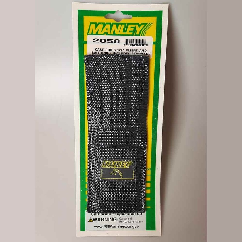 Manley 2050 – 6.5 Inch Nylon Plier and Bait Knife Case