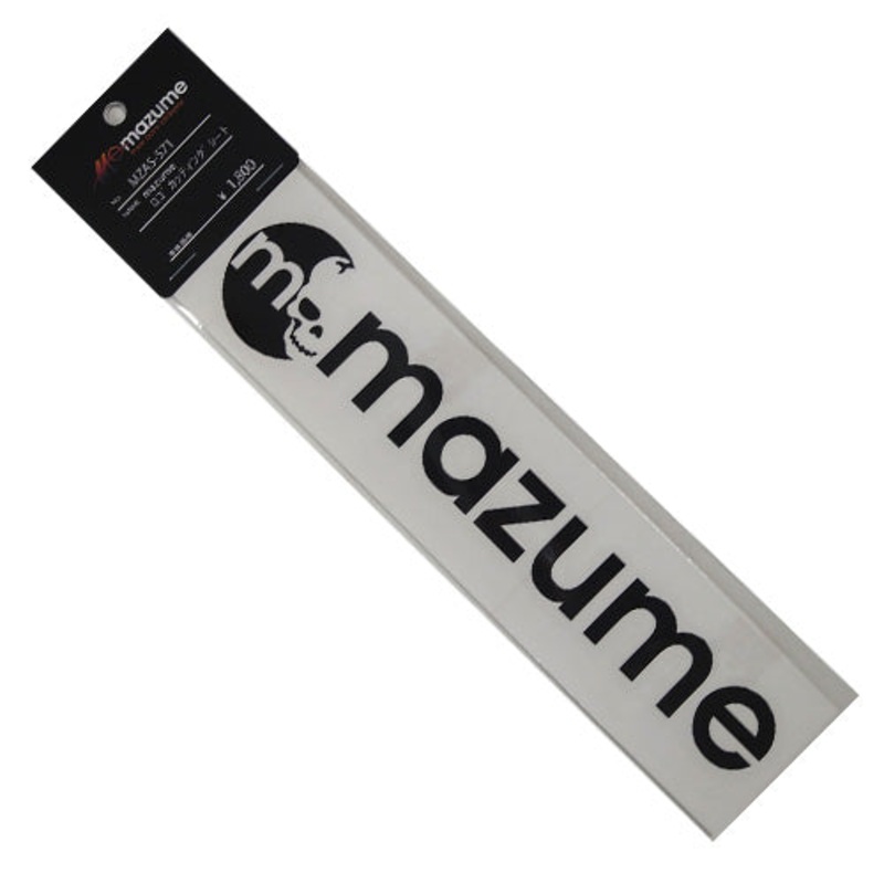 MAZUME Logo Cutting Sticker MZAS-571 Black