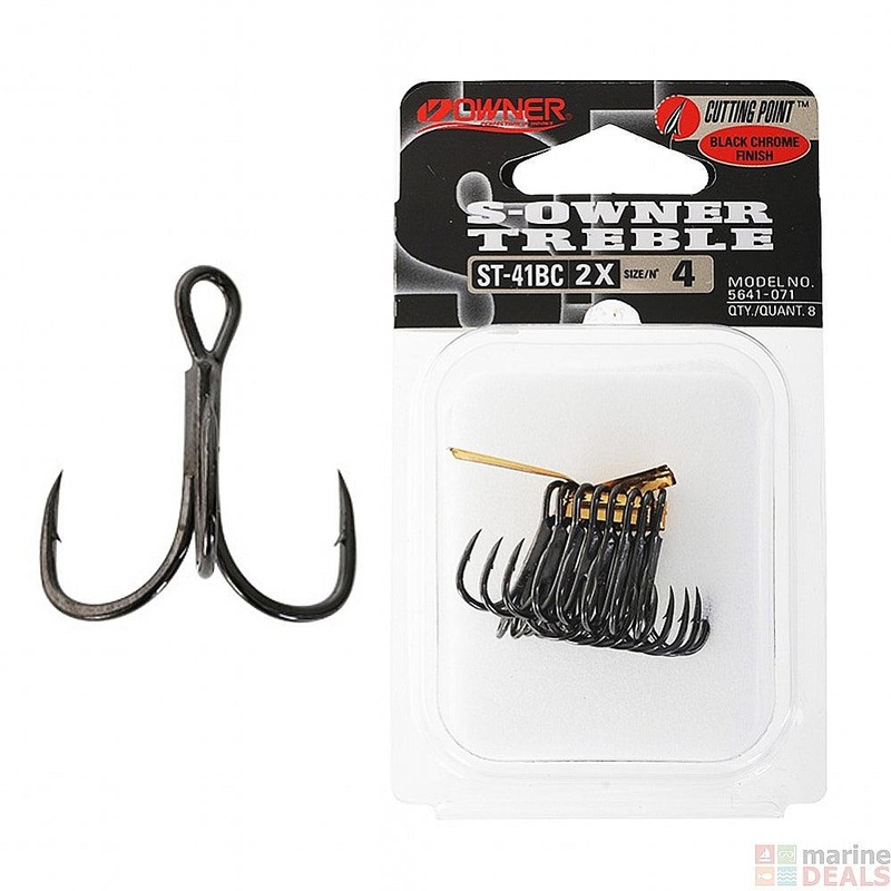 Owner 5641 2X Treble Hooks 6
