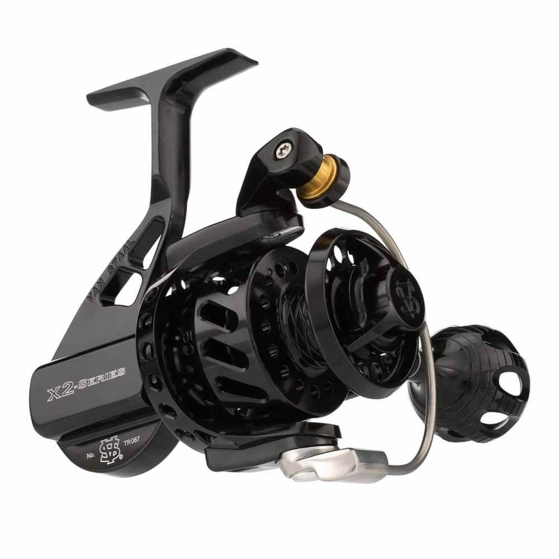 Van Staal VSX2 Bailed Spinning Reel BLACK 150 Left Side Handle