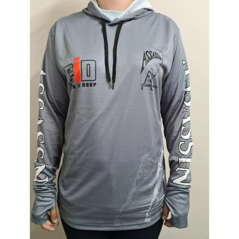 Assassin Hooded Sunshirt Ifish 10 Year Anniversary 2XL
