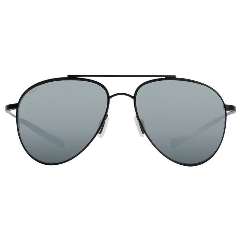Costa Cook Satin Ocearch Matt Black Frame Polarised Sunglasses – Grey Lense 580P