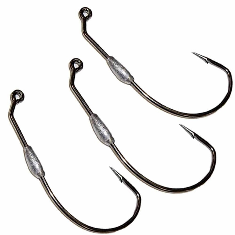 Gambler 1/4OZ Weighted Swimbait Hook 3PK 5/0