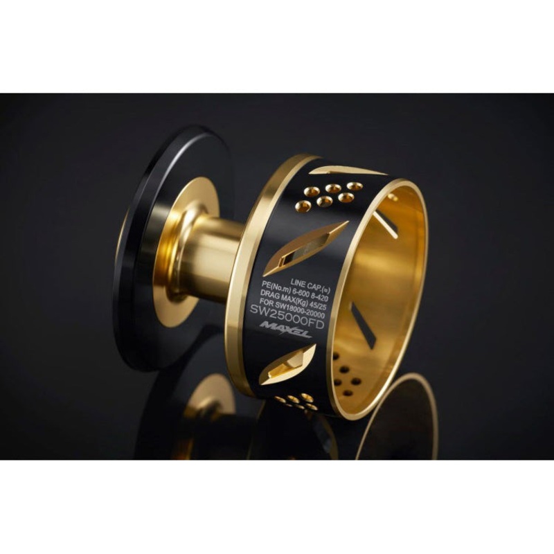 Maxel SW Full Drag Spare Spool Black/Gold SW16000FD