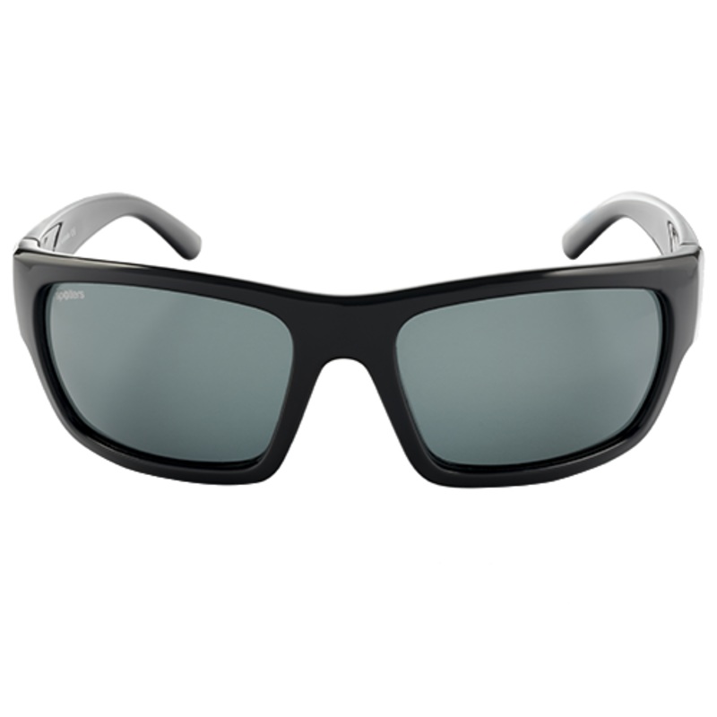 Spotters Freak Gloss Black Frame Polarised Sunglasses Carbon