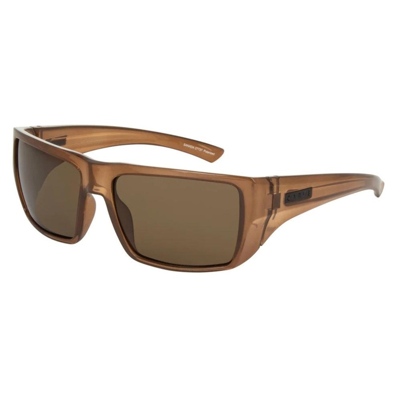 Carve Sanada Sunglasses Gloss Muted Tort Frame / Green Polarized Lens