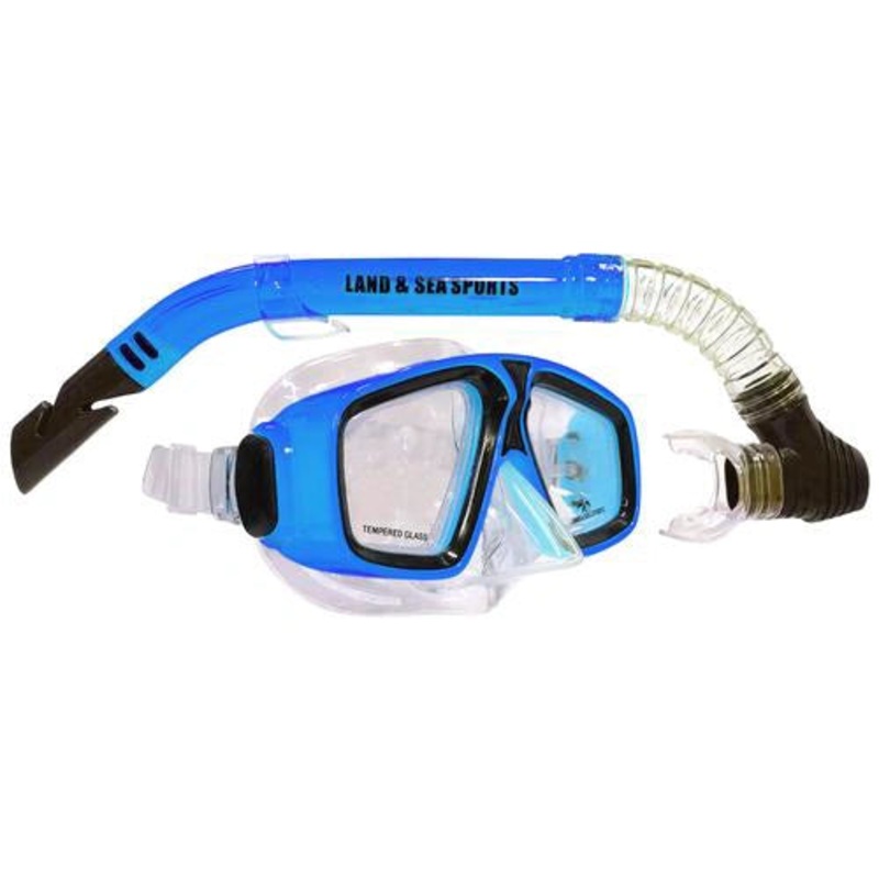 Land and Sea Daydream Mask Snorkel Set Blue