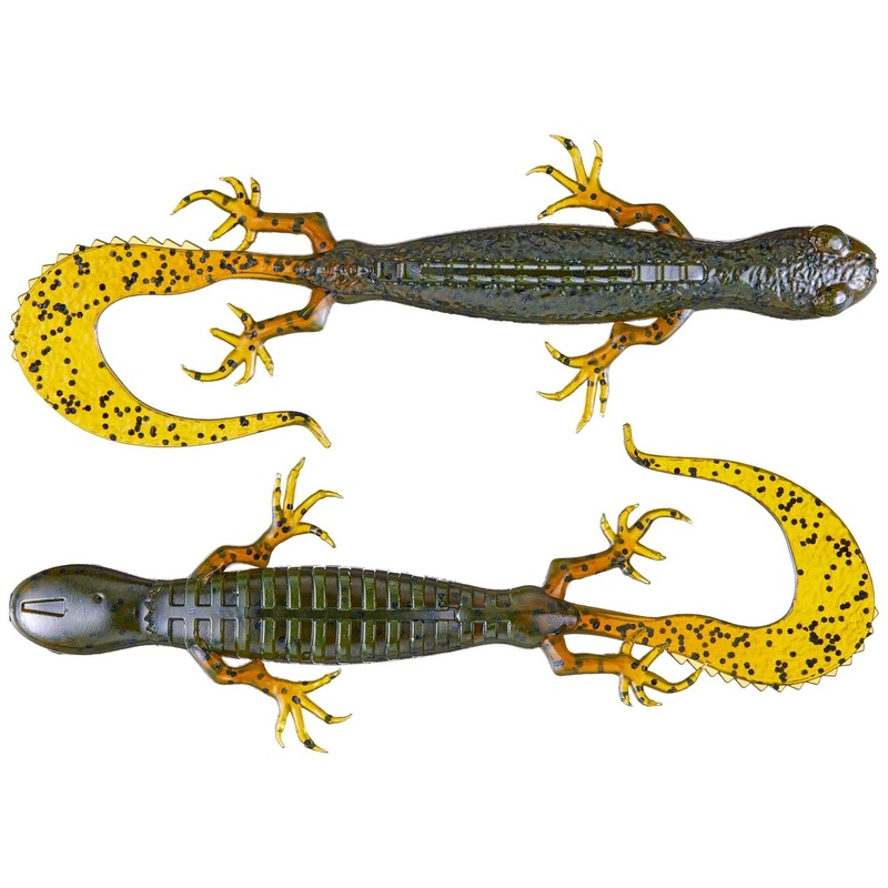 Savage Gear 3D Lizard 4INCH Green Pumpkin