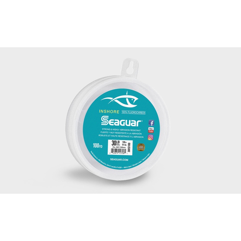 Seaguar Inshore Fluorocarbon Leader 100 YD 20lb