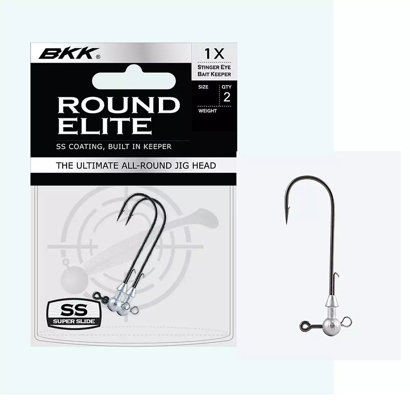 Ttes plombes BKK Round Elite-Stinger Eye Bait Keeper #10/0 / 10gr