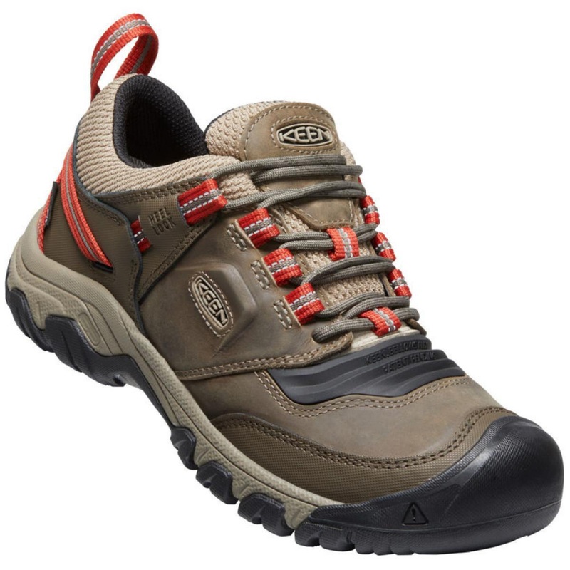 Keen Ridge Flex WP Mens US12 Timberwolf Ketchup
