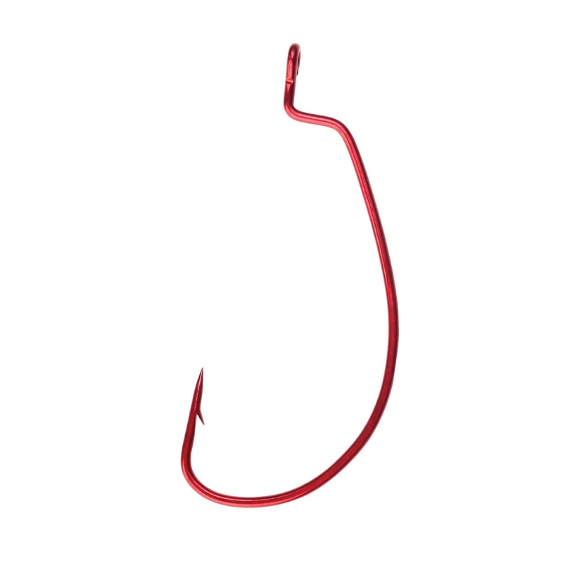 L7092R Red Extra Wide Gap Worm Hook 1/0