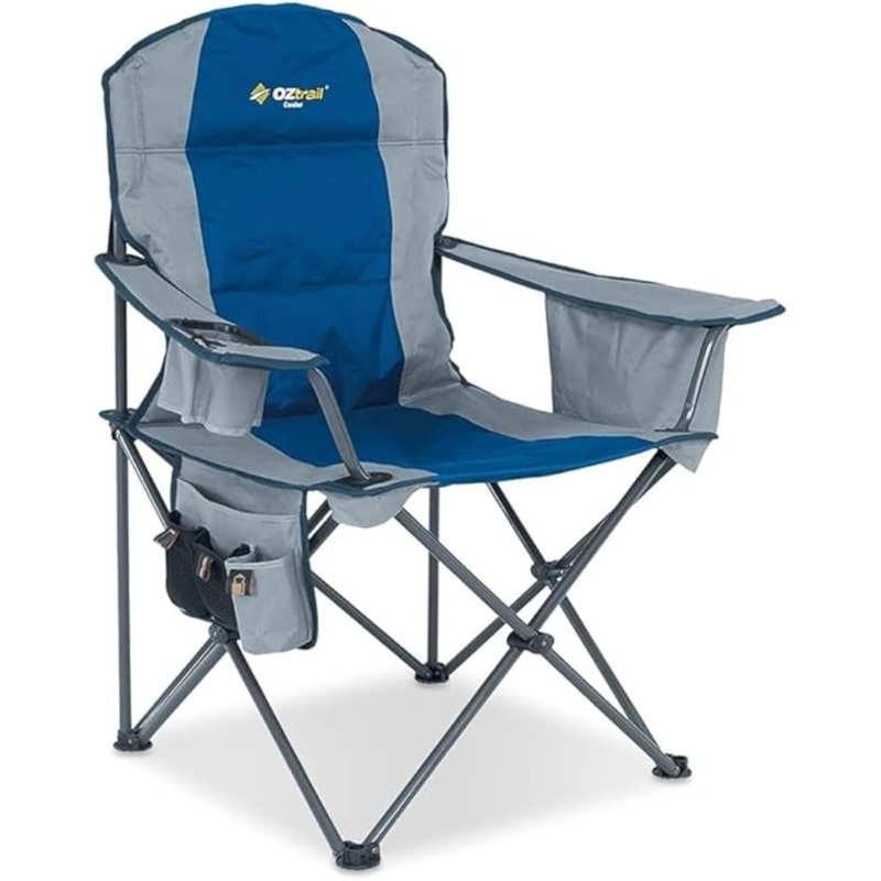 Oztrail Cooler Arm Chair Blue