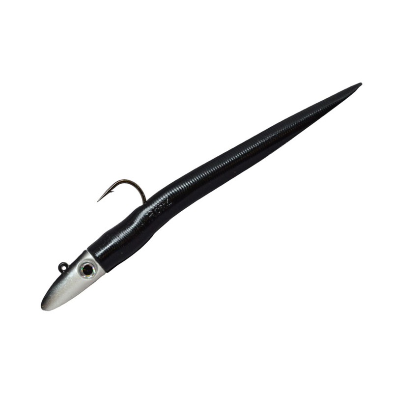 RonZ Original Series Rigged Soft Baits Black Pearl 4″ (1/4 oz)