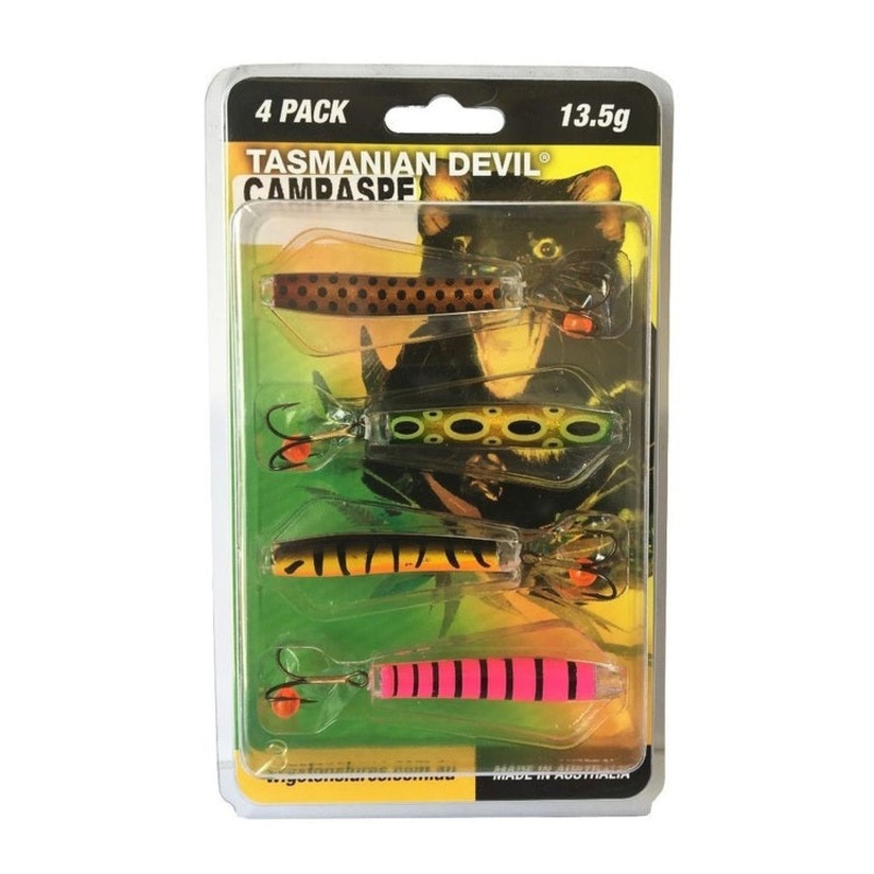 Tasmanian Devil Wingston Tassie Trout Lure Bulk Value Lake Pack Campaspe