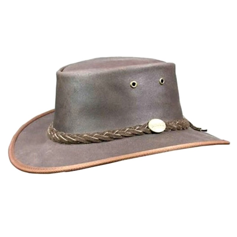 Barmah Squashy Saddler Hat L CHOCOLATE