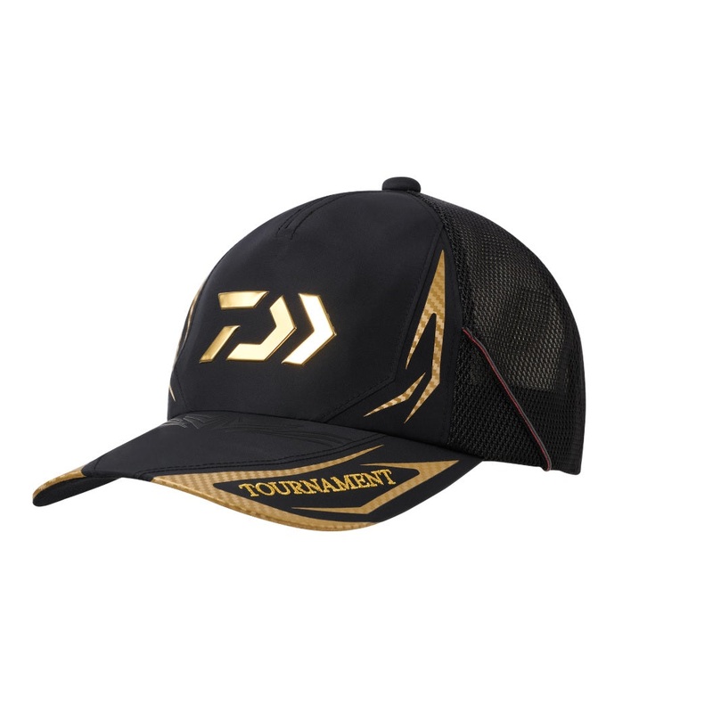 Daiwa DC-1224TW Windstopper Tournament Half Mesh Cap Black Free