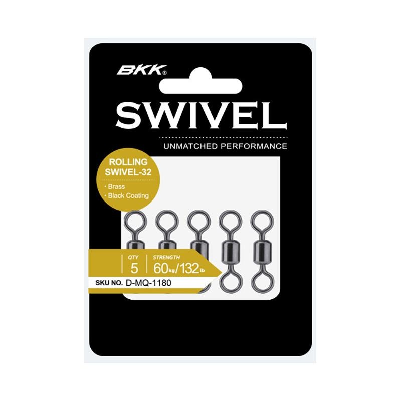 Emerillon BKK Rolling Swivel-32 (sachet) #12 (9 kg) – 10 pc