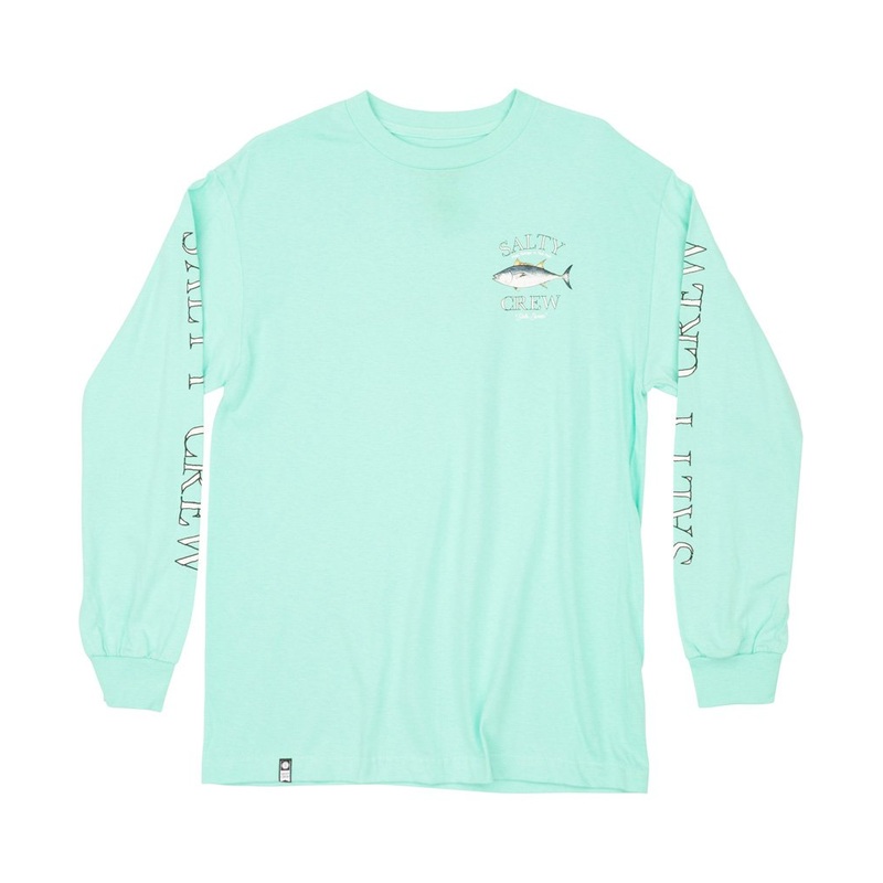 Salty Crew Big Blue Long Sleeve Tee – Seafoam Large