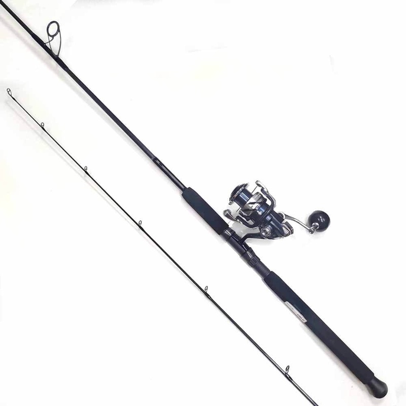 Shimano TwinPower SW C TPSW6000HGC Spinning Reel and Capt Harry’s CHS715G Spinning Combo