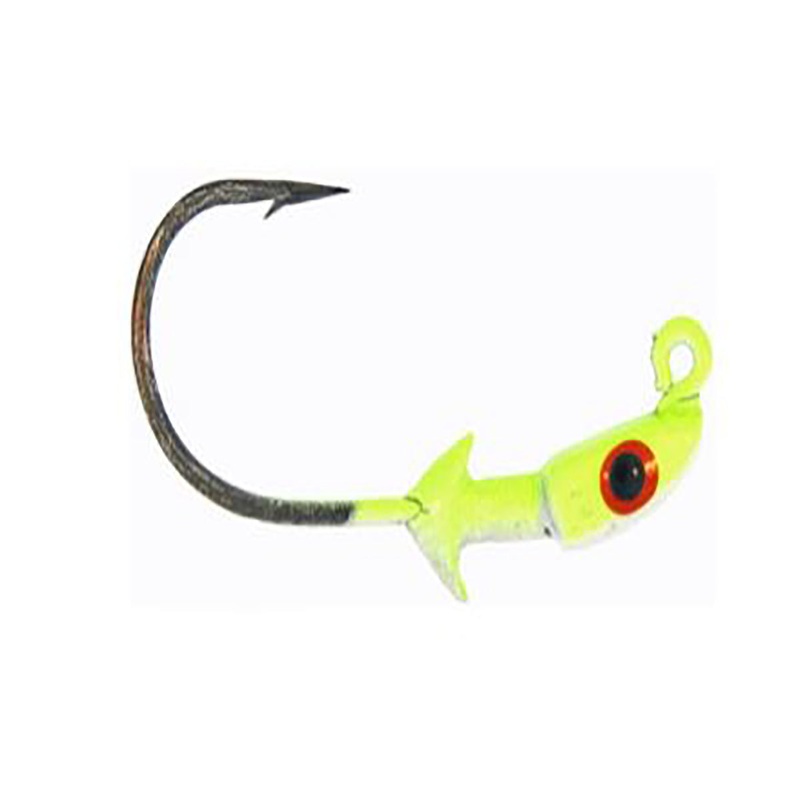 Bass Assassin Jig Heads 4 Ct. Chartreuse Flash 1/2oz