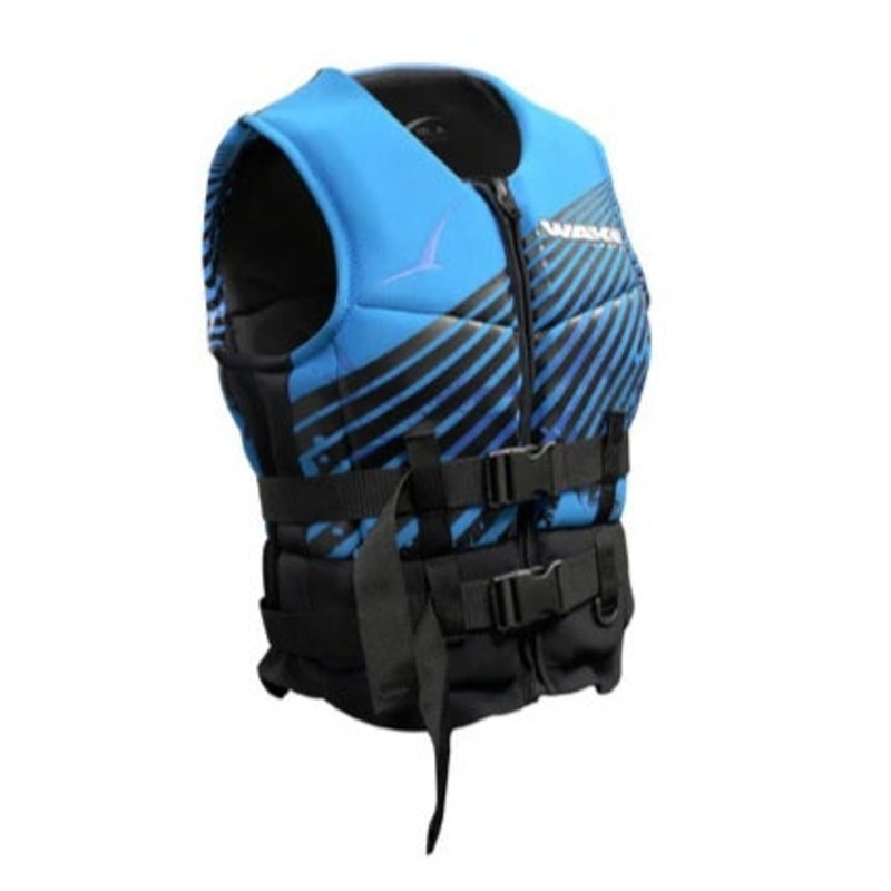 BLA Wakemaster Level 50S NEO Neoprene Life Jacket PFD3 Vest – Black Blue Junior