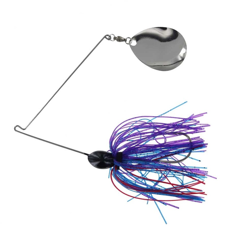 Georgia Blade Night Spinnerbait 100 Peacock 1/2 oz