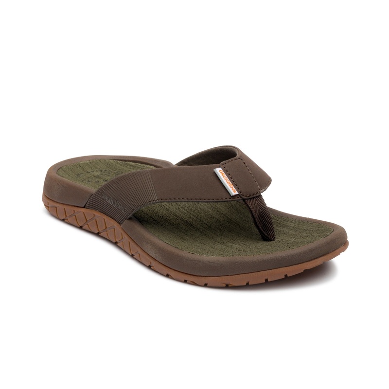 Grundens Fishfinder Sandal – Dark Brown 8