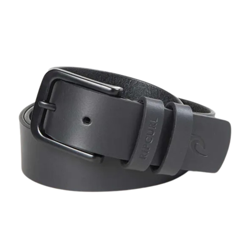 Rip Curl Cut Down Leather Belt S/M Black