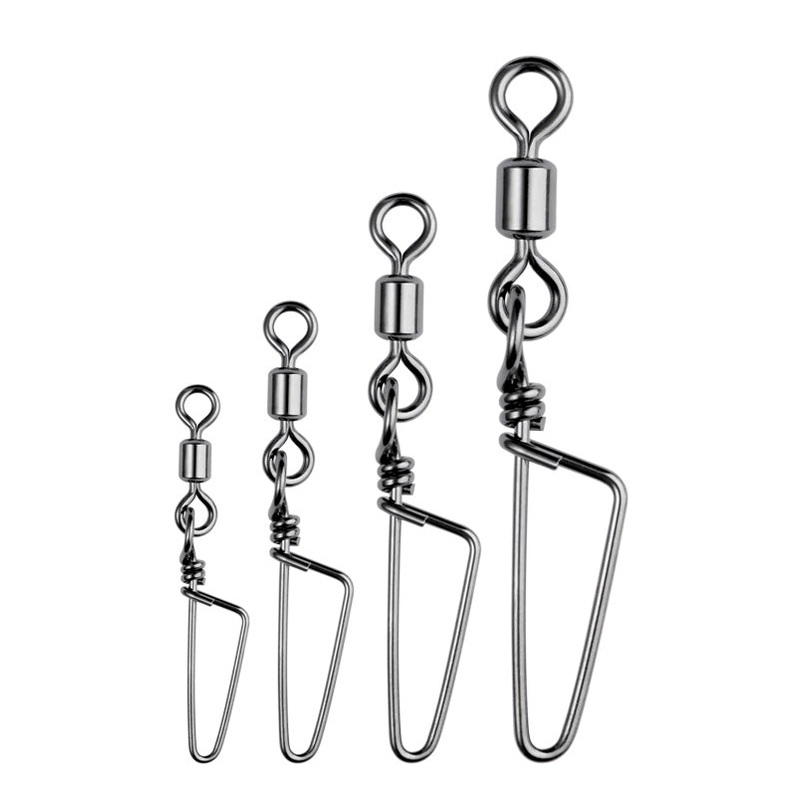 SPRO Power Swivel Coastlock Black Size 1/0 – 180lb – 2pk