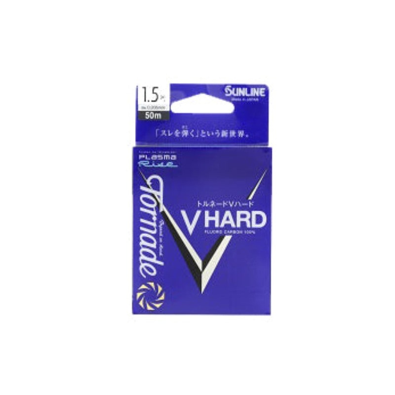 Sunline Tornado V-Hard Plasma Rise Fluorocarbon Leader 50m #0.6 – 2lb