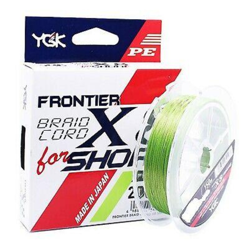 YGK Frontier Braid Cord X8 – 150m #0.8/0.148mm – 14lb/6.3kg