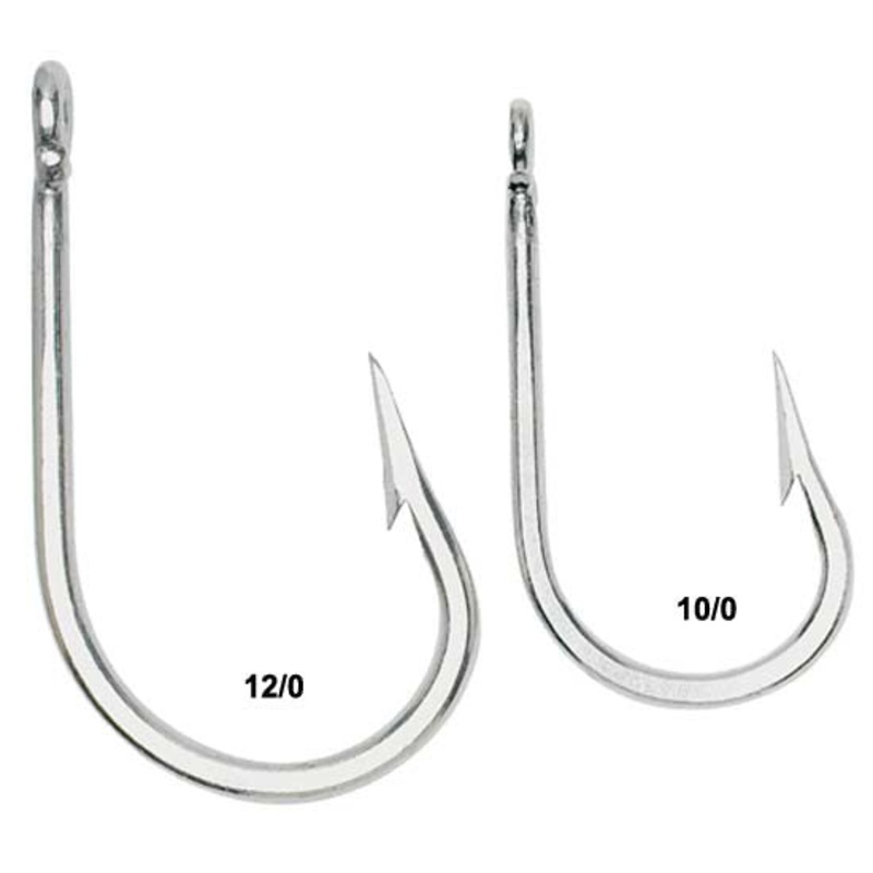 Mustad 7732-SS Stainless Big Game Hooks 10pk 10/0