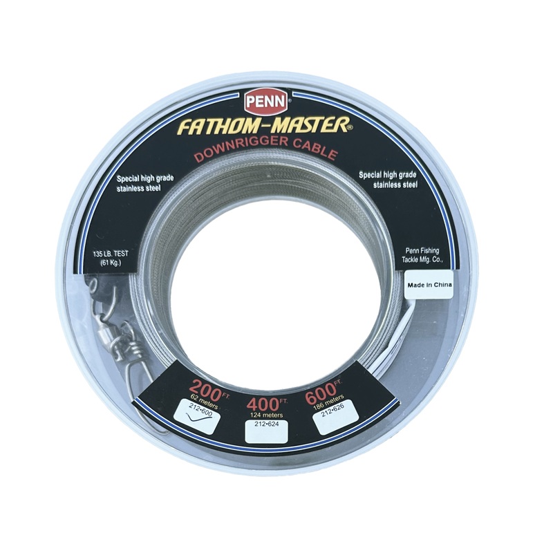 Penn Fathom Master Downrigger Cable Cable Length 200′