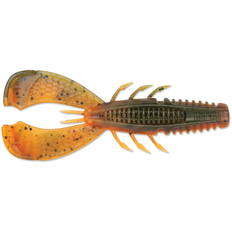 Rapala CrushCity Cleanup Craw 3.5″ Salt/Scent Infu Albino Pearl