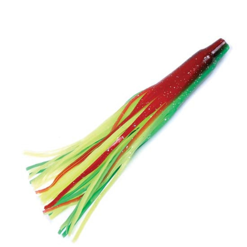Sea Striker 6in Tuna Tails RED/WHITE
