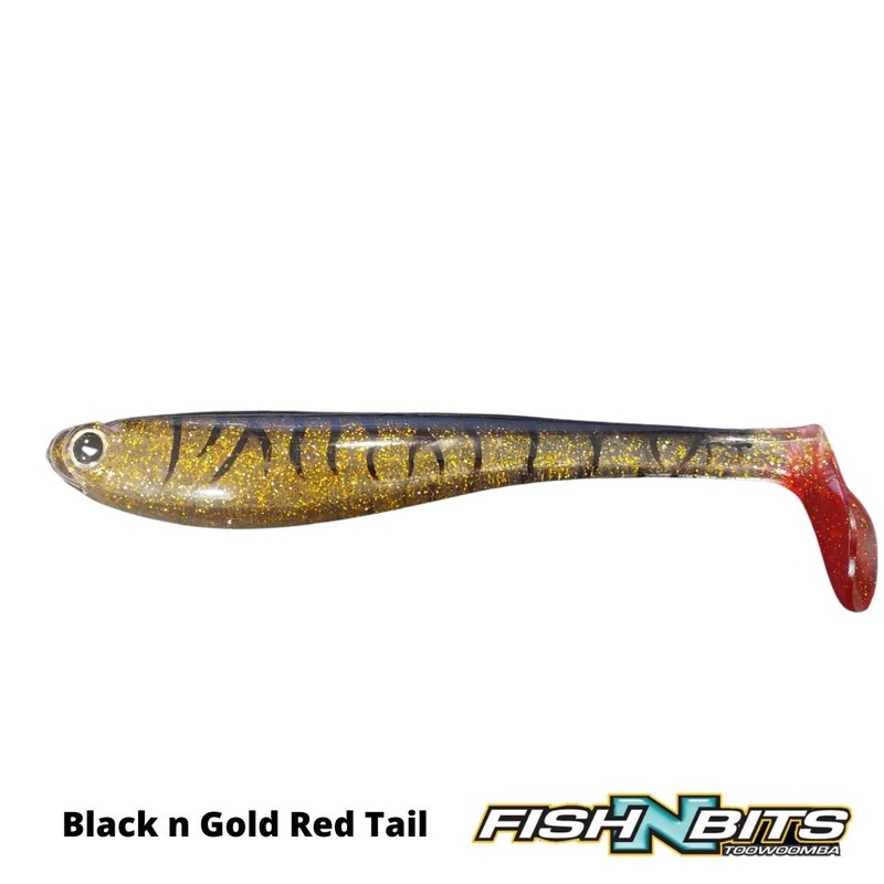 Shads – Hollow Shad 11″ Black n Gold