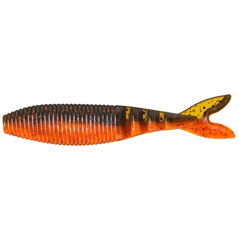 Yamamoto Slim Zako Swimbait Watermelon Copper Orange 134S-6-956 3.5″ 6pk