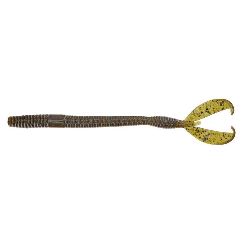 Zoom Z Craw Worm 6.75″ Green Pumpkin Blue 10Pk