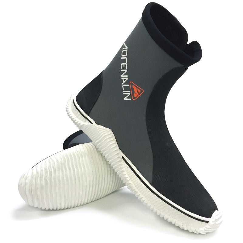 Adrenaline White Sole Non Mark Dive Zip Boot Large