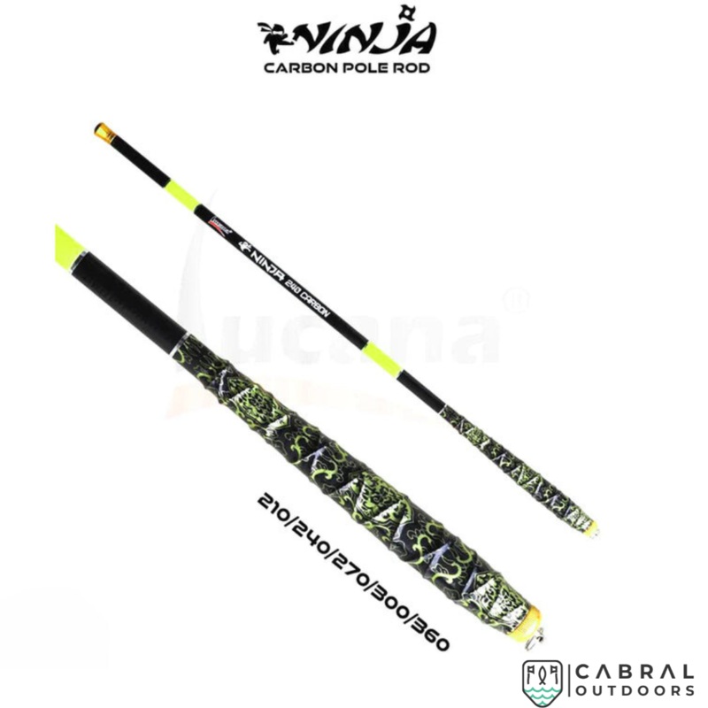 [B-Stock] Lucana Ninja Carbon Pole Rod | 7ft 7ft